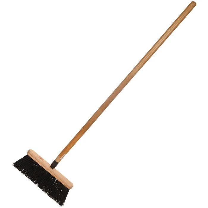Harper Upright Broom With Synthetic Stiff Bristles 1 Harper Upright Broom With Synthetic Stiff Bristles