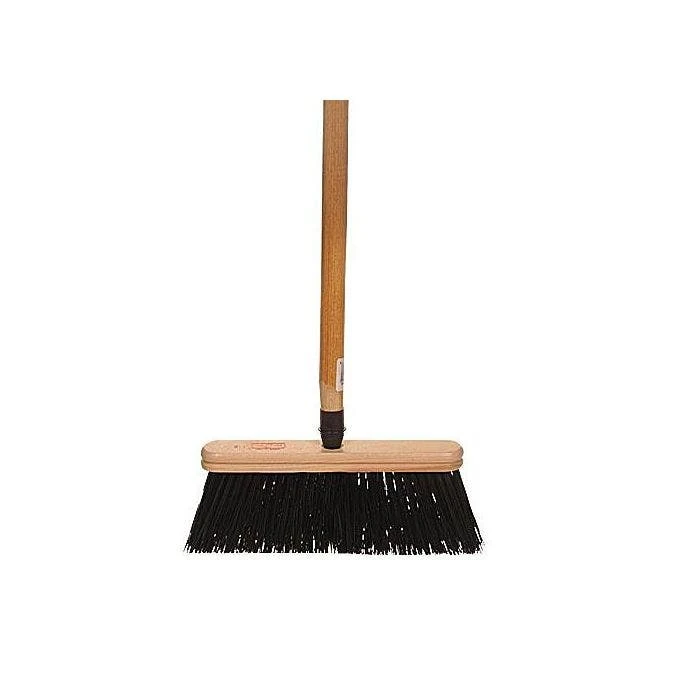 Harper Upright Broom With Synthetic Stiff Bristles 2 Harper Upright Broom With Synthetic Stiff Bristles - Image 2