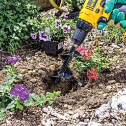 Power Planter Bulb Auger & Bedding Plant Tool -Outdoor Garden Store 307 blk 7