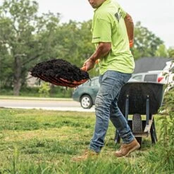 Poly Mulching Fork With D-Grip Handle By A.M. Leonard, 8 Tine, 15in Scoop X 44in Length, Lifetime Warranty -Outdoor Garden Store apf810 5 1