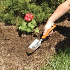 Leonard Trowel Cast Aluminum W/ Gel Grip -Outdoor Garden Store at10 2
